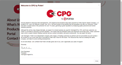 Desktop Screenshot of cpgsignals.com